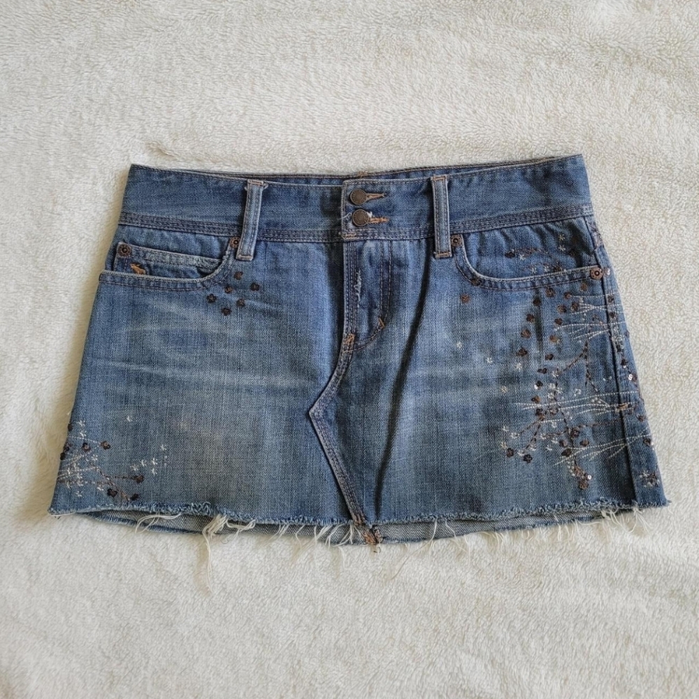 Abercrombie and Fitch Denim Jean Skirt